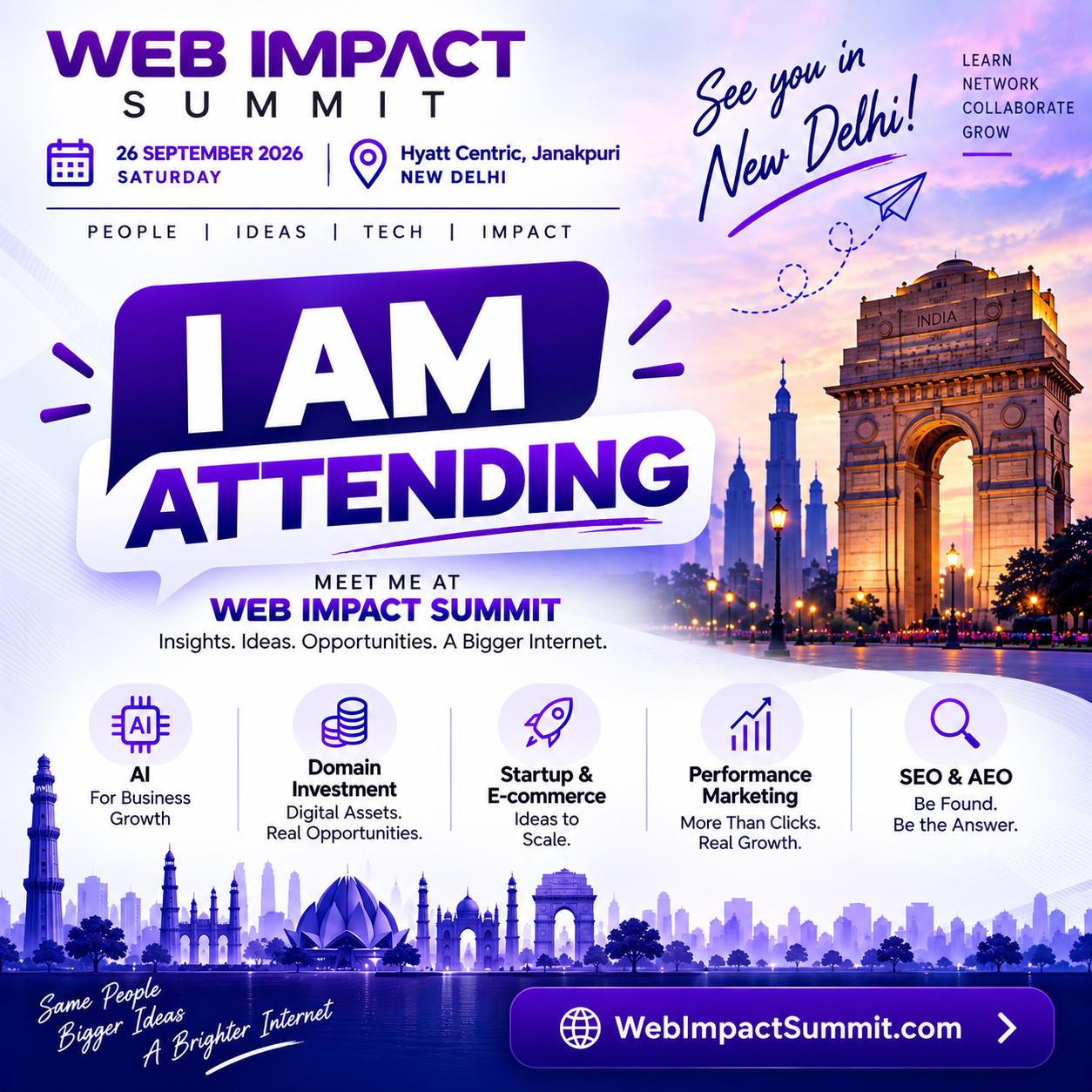 I Am Attending Banner